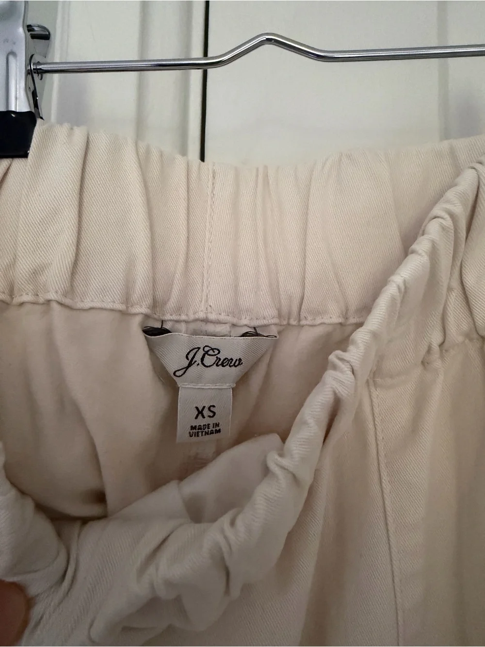 J Crew Women’s Relaxed Fit Cream Pants